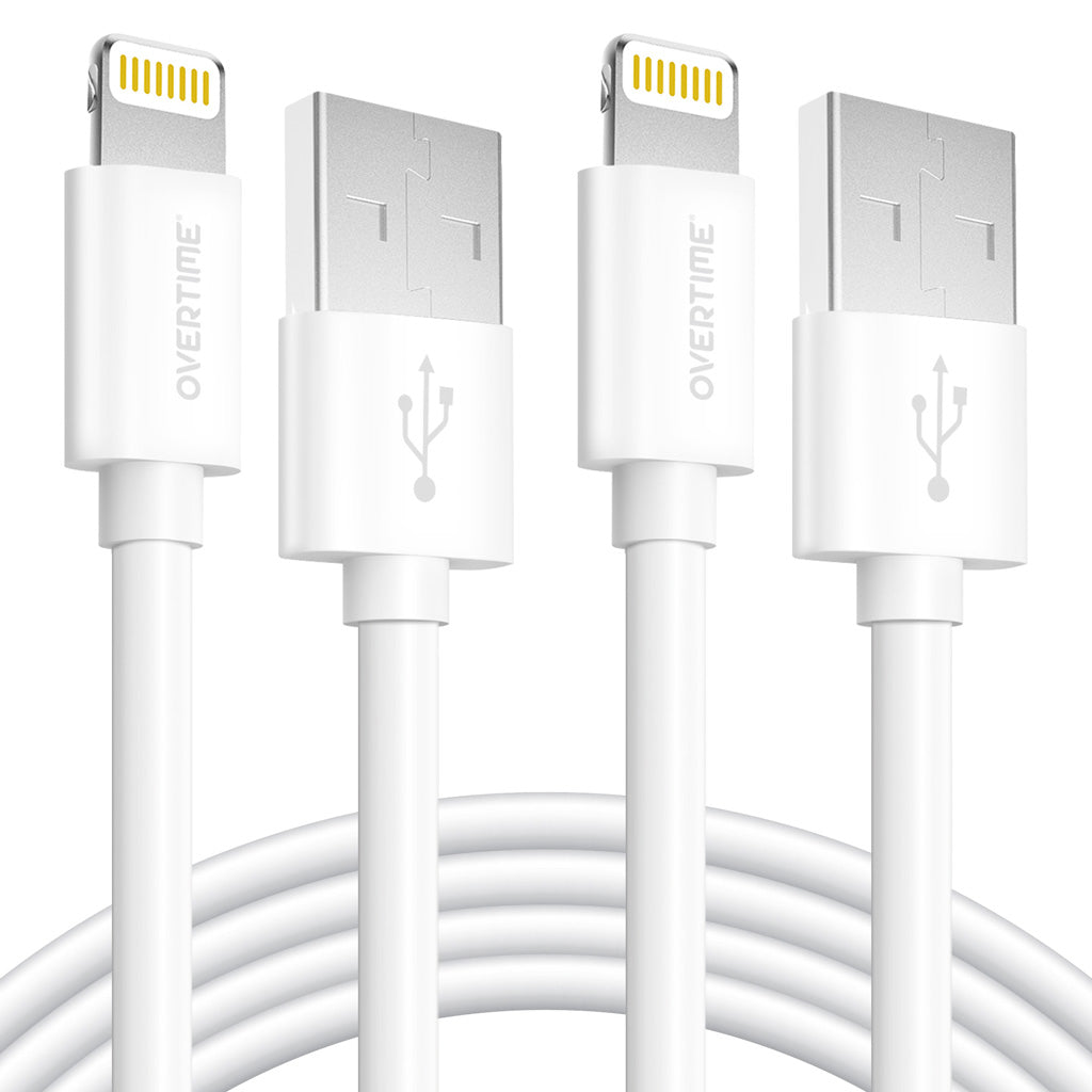Overtime Lightning Cable (2 Pack 1ft)